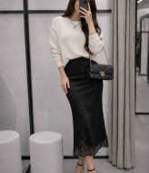 Шелковая юбка KIK-036A349