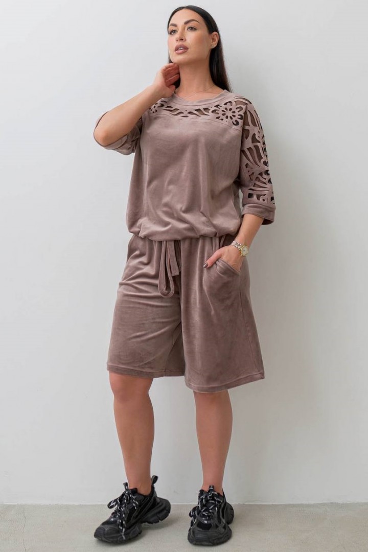 Велюровый костюм IS-201A900