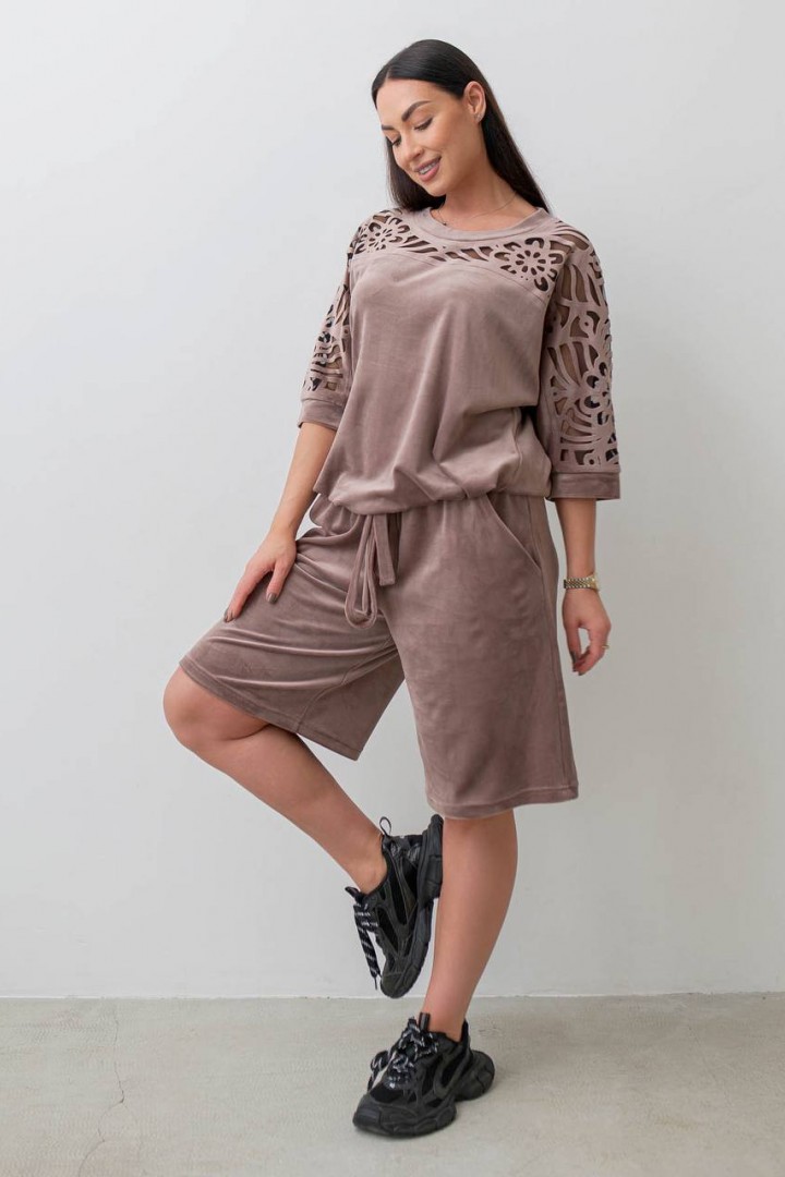 Велюровый костюм IS-201A900