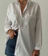 Рубашка женская стильная AMU-7408A399