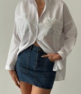 Рубашка женская стильная AMU-7408A399