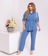 Стильный брючный костюм SMO-1248A17