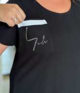 Черное летнее платье  ZP-1303A520