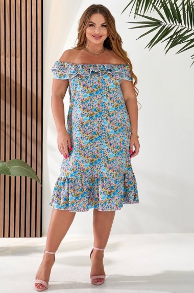 Платье с воланом IV-0344A370 Платье с воланом IV-0344A370