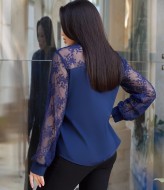 Блузка з мереживними рукавами DG-c41619A350