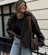 Дубленка в стиле Zara GN-1115A1000