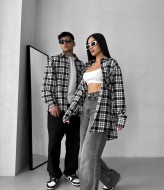 Клетчатая женская рубашка  ANN-22A550