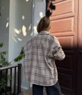 Женская байковая рубашка LUC-1042A489