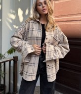 Женская байковая рубашка LUC-1042A489