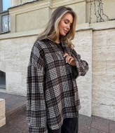 Женская байковая рубашка LUC-1042A489