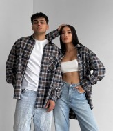 Клетчатая женская рубашка  ANN-22A550