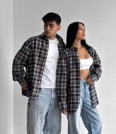 Клетчатая женская рубашка  ANN-22A550