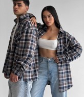 Клетчатая женская рубашка  ANN-22A550