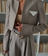 Костюм укороченный пиджак и брюки  EST-5936A950