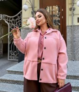 Кашемировое полупальто женское  ET-8907A500