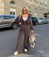 Велюровый женский спортивный костюм  MT-356A650