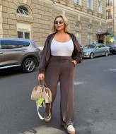 Велюровый женский спортивный костюм  MT-356A650