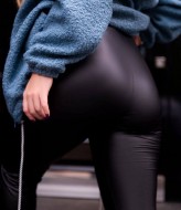 Женские кожаные лосины  YM-0852A8.5