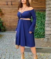 Женское платье миди  YM-5854A250 Женское платье миди  YM-5854A250