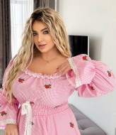 Нежное платье с кружевом YM-5974.5A12