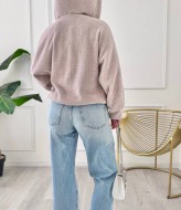 Альпака кофта с капюшоном NOB-25049A750