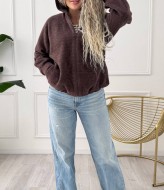 Альпака кофта с капюшоном NOB-25049A750