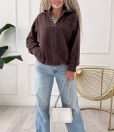 Альпака кофта с капюшоном NOB-25049A750