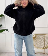 Альпака кофта с капюшоном NOB-25049A750