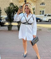 Платье рубашка с длинным рукавом  MA-N2107A550