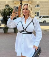 Платье рубашка с длинным рукавом  MA-N2107A550