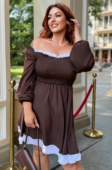 Платье с вырезом декольте MA-N2117A550