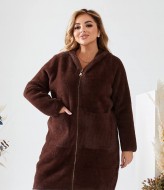 Шерстяное пальто с капюшоном MAX-912A1350