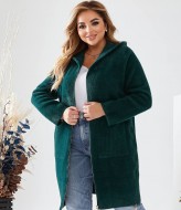 Шерстяное пальто с капюшоном MAX-912A1350