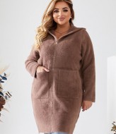 Шерстяное пальто с капюшоном MAX-912A1350