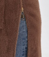 Шерстяное пальто с капюшоном MAX-912A1350