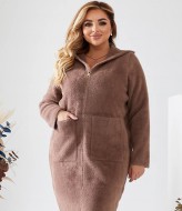 Шерстяное пальто с капюшоном MAX-912A1350