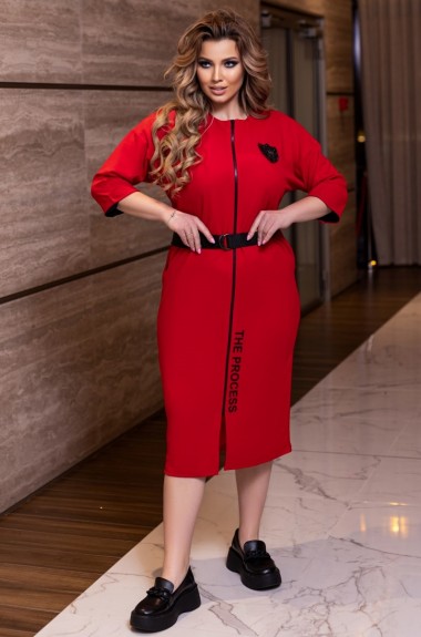 Платье с молнией спереди BAB-282A540