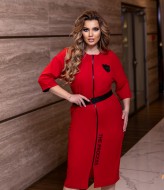 Платье с молнией спереди BAB-282A540