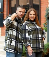 Теплая рубашка с капюшоном мужская DG-c41880A600