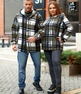 Теплая рубашка с капюшоном женская DG-c41879A600