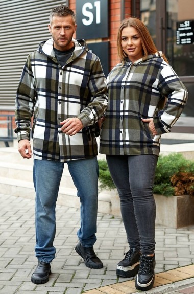 Теплая рубашка с капюшоном женская DG-c41879A600 Теплая рубашка с капюшоном женская DG-c41879A600