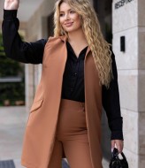 Брючный костюм с жилеткой женский SMO-1295A19 Брючный костюм с жилеткой женский SMO-1295A19