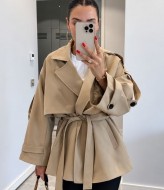 Жіночий тренч вкорочений WOW-9580A52