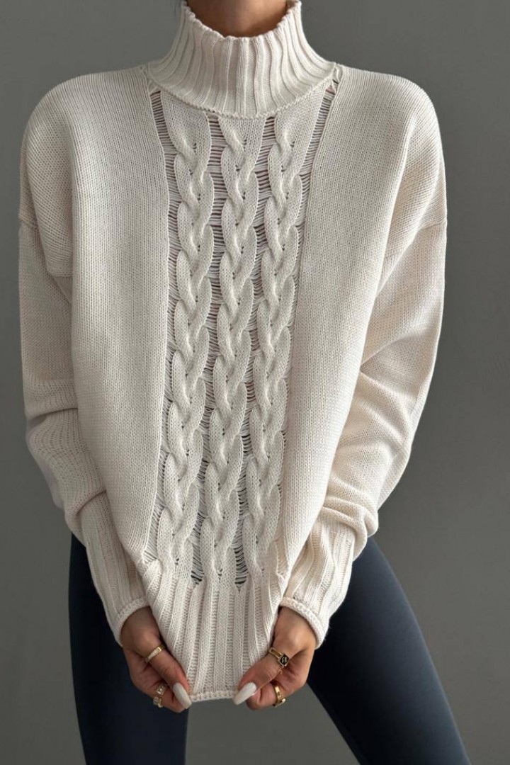 Вязаный женский свитер AMU-4097A520