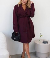 Платье пиджак с поясом  BEL-345A400