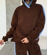 Женский флисовый спортивный костюм  LID-912A1300