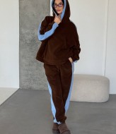 Женский флисовый спортивный костюм  LID-912A1300