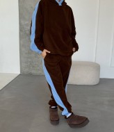 Женский флисовый спортивный костюм  LID-912A1300