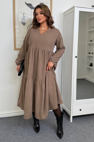 Платье вельветовое VD-1724A650