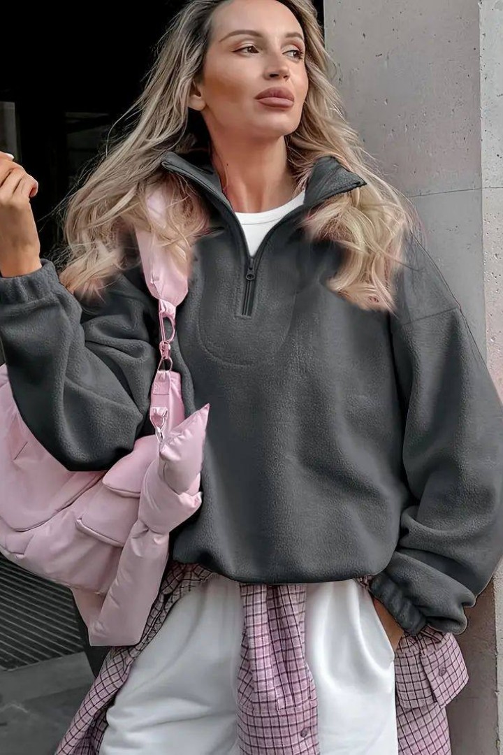 Базовый флисовый свитшот AJO-506A400